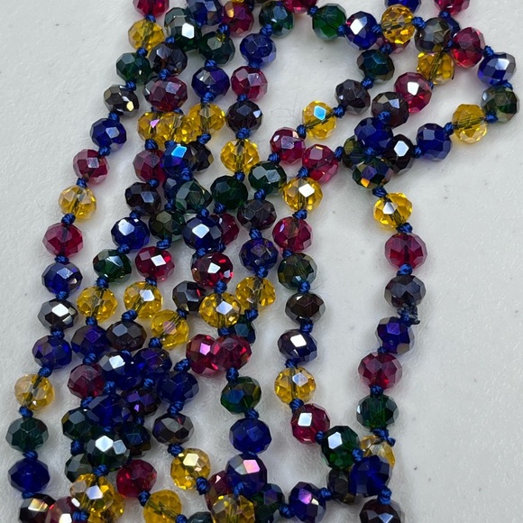 NWT One24 Boutique Boho Colorful All The Layers Muli-Colored Beaded Necklace - Picture 3 of 7